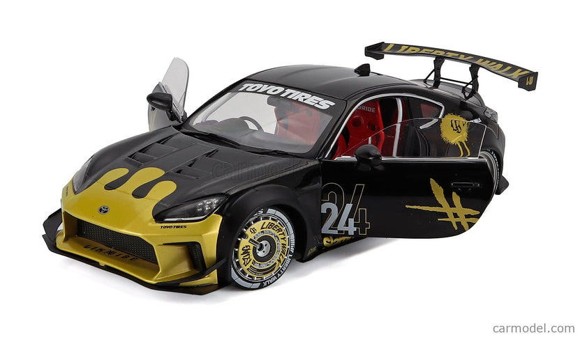 Toyota GR86 Lbwk Body Kit N°24 Coupe 2024 1:18 Solido čierna zlatá