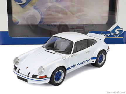 Porsche 911 Carrera RS 2.7 Coupe 1973 1:18 Solido biela svetlomodrá