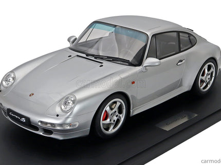 Porsche 911 993 Carrera 4S Coupe 1995 1:8 GT Spirit strieborná