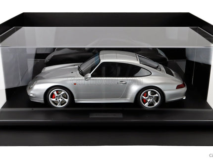 Porsche 911 993 Carrera 4S Coupe 1995 1:8 GT Spirit strieborná