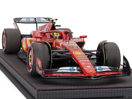 Ferrari F1 SF-24 Team Scuderia Ferrari N°55 Monza Italy GP 2024 Carlos Sainz 1:18 BBR Models červená čierna