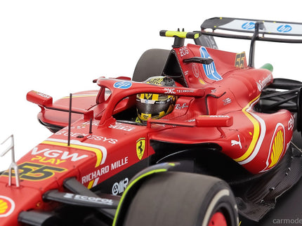 Ferrari F1 SF-24 Team Scuderia Ferrari N°55 Monza Italy GP 2024 Carlos Sainz 1:18 BBR Models červená čierna