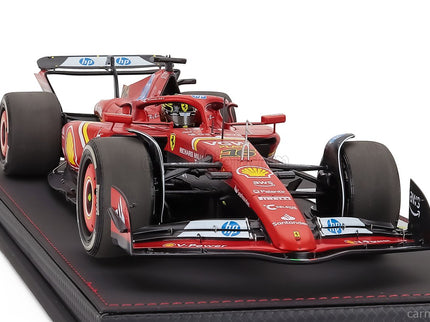 Ferrari F1 SF-24 Team Scuderia Ferrari N°16 Víťaz Monza Italy GP 2024 Charles Leclerc 1:18 BBR Models červená čierna