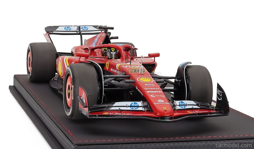 Ferrari F1 SF-24 Team Scuderia Ferrari N°16 Víťaz Monza Italy GP 2024 Charles Leclerc 1:18 BBR Models červená čierna