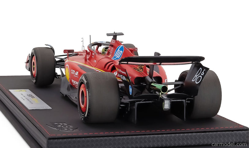 Ferrari F1 SF-24 Team Scuderia Ferrari N°16 Víťaz Monza Italy GP 2024 Charles Leclerc 1:18 BBR Models červená čierna