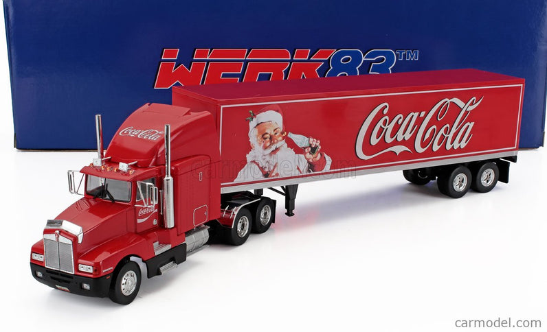 Kenworth T600 Nákladiak Cassonato Coca-Cola 1986 1:43 Werk83 červená