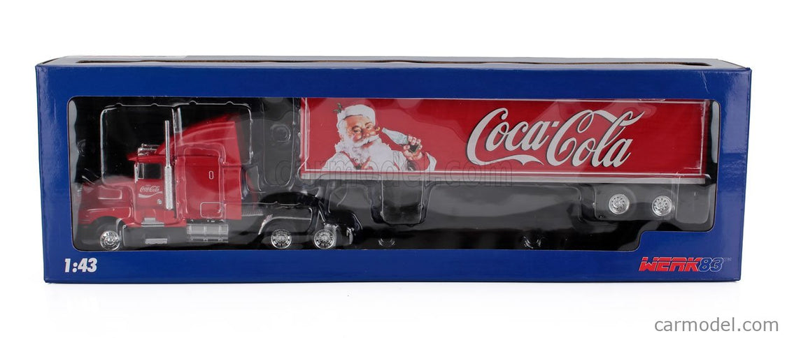 Kenworth T600 Nákladiak Cassonato Coca-Cola 1986 1:43 Werk83 červená