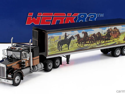 Kenworth W925 Nákladiak Cassonato 1977 - Smokey A The Bandit 1:43 Werk83 2 Tone hnedá