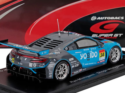 HONDA | NSX GT3 TEAM YOGIBO DRAGO CORSE N 34 GT300 CLASS SUPER GT 2021 RYO MICHIGAMI - SHOGO MITSUYAMA | LIGHT BLUE BLACK