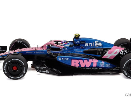 Alpine F1 A525 Team Bwt Alpine N°43 Canada GP 2025 Franco Colapinto 1:18 Solido čierna modrá ružová