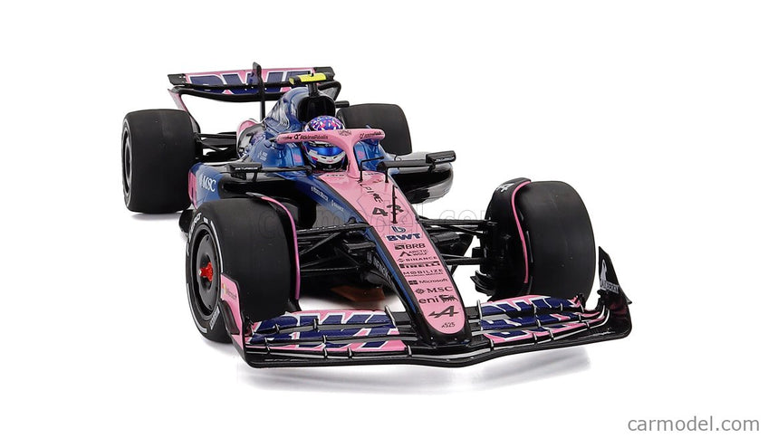Alpine F1 A525 Team Bwt Alpine N°43 Canada GP 2025 Franco Colapinto 1:18 Solido čierna modrá ružová