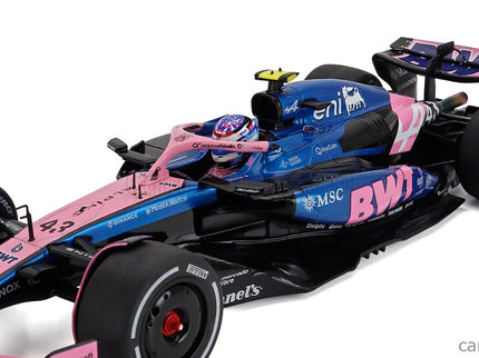 Alpine F1 A525 Team Bwt Alpine N°43 Canada GP 2025 Franco Colapinto 1:18 Solido čierna modrá ružová