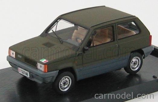 Fiat Panda 45 Esercito Italiano 1980 1:43 Brumm vojenská zelená