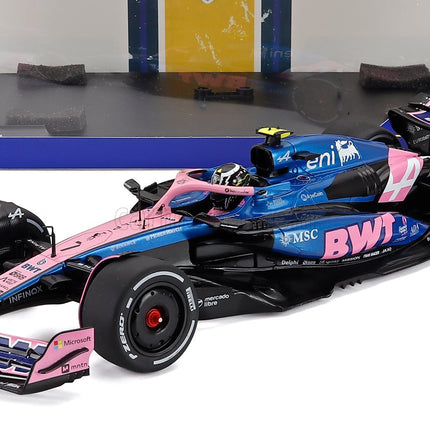 Alpine F1 A525 Team Bwt Alpine N°7 China GP 2025 Jack Doohan 1:18 Solido čierna modrá ružová