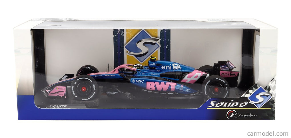 Alpine F1 A525 Team Bwt Alpine N°7 China GP 2025 Jack Doohan 1:18 Solido čierna modrá ružová