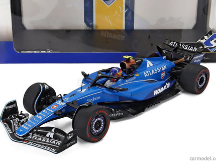 Williams F1 FW47 Team Williams Atlassian Racing N°55 Australian GP 2025 Carlos Sainz 1:18 Solido modrá čierna
