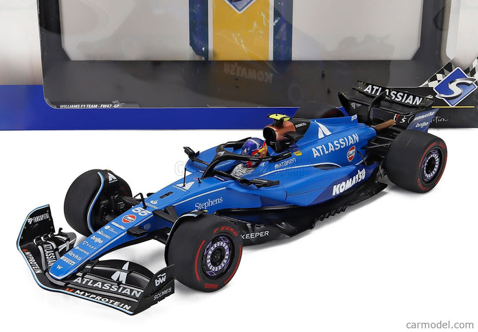 Williams F1 FW47 Team Williams Atlassian Racing N°55 Australian GP 2025 Carlos Sainz 1:18 Solido modrá čierna