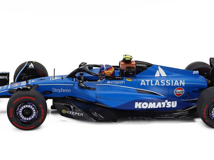 Williams F1 FW47 Team Williams Atlassian Racing N°55 Australian GP 2025 Carlos Sainz 1:18 Solido modrá čierna
