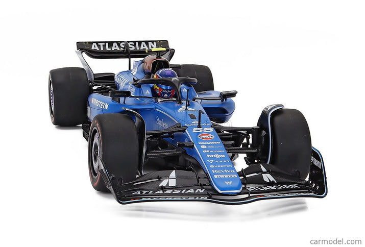 Williams F1 FW47 Team Williams Atlassian Racing N°55 Australian GP 2025 Carlos Sainz 1:18 Solido modrá čierna