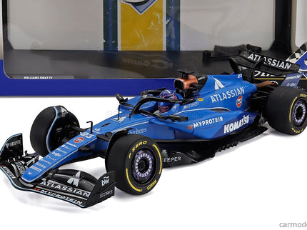 Williams F1 FW47 Team Williams Atlassian Racing N°23 Australian GP 2025 Alexander Albon 1:18 Solido modrá čierna