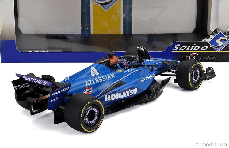 Williams F1 FW47 Team Williams Atlassian Racing N°23 Australian GP 2025 Alexander Albon 1:18 Solido modrá čierna