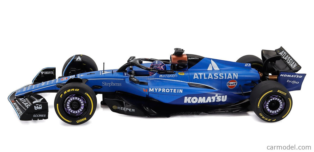 Williams F1 FW47 Team Williams Atlassian Racing N°23 Australian GP 2025 Alexander Albon 1:18 Solido modrá čierna