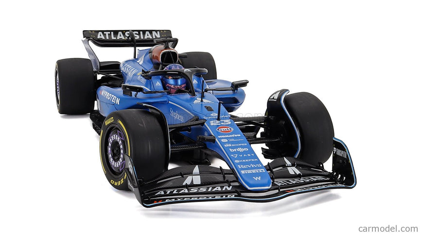 Williams F1 FW47 Team Williams Atlassian Racing N°23 Australian GP 2025 Alexander Albon 1:18 Solido modrá čierna