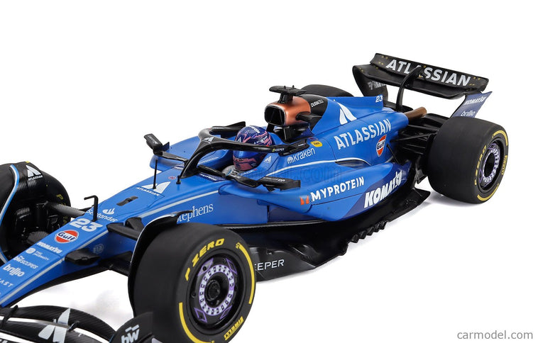Williams F1 FW47 Team Williams Atlassian Racing N°23 Australian GP 2025 Alexander Albon 1:18 Solido modrá čierna