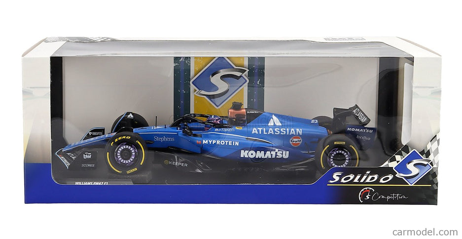 Williams F1 FW47 Team Williams Atlassian Racing N°23 Australian GP 2025 Alexander Albon 1:18 Solido modrá čierna