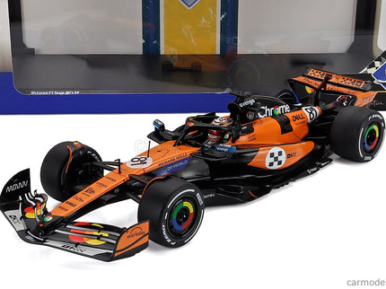 Mclaren F1 MCL39 Team Mclaren N°81 3. Miesto Monaco GP 2025 Oscar Piastri 1:18 Solido oranžová čierna