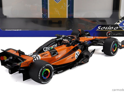 Mclaren F1 MCL39 Team Mclaren N°81 3. Miesto Monaco GP 2025 Oscar Piastri 1:18 Solido oranžová čierna