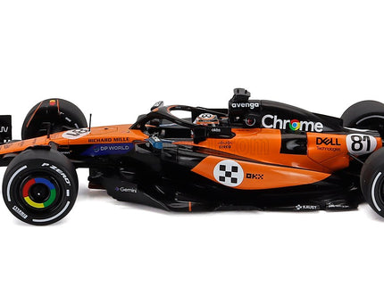 Mclaren F1 MCL39 Team Mclaren N°81 3. Miesto Monaco GP 2025 Oscar Piastri 1:18 Solido oranžová čierna