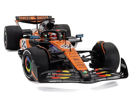 Mclaren F1 MCL39 Team Mclaren N°81 3. Miesto Monaco GP 2025 Oscar Piastri 1:18 Solido oranžová čierna