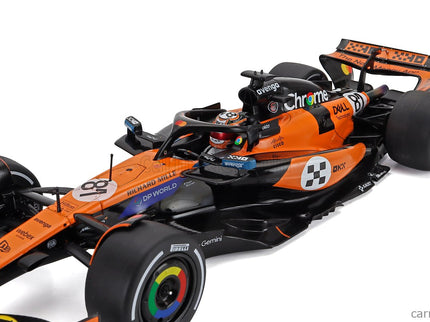 Mclaren F1 MCL39 Team Mclaren N°81 3. Miesto Monaco GP 2025 Oscar Piastri 1:18 Solido oranžová čierna