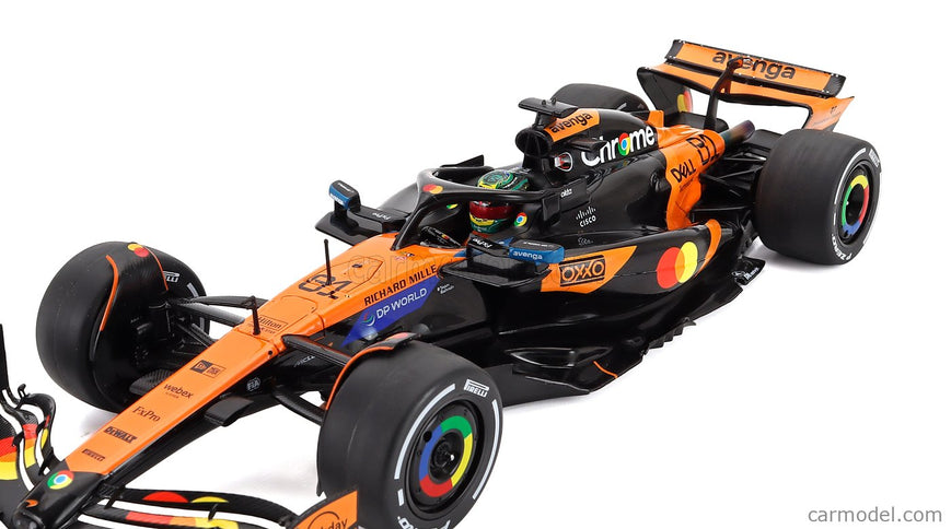Mclaren F1 MCL39 Team Mclaren N°81 Víťaz China GP 2025 Oscar Piastri 1:18 Solido oranžová čierna
