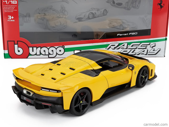 Ferrari F80 2024 1:18 Bburago žltá