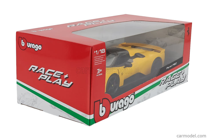 Ferrari F80 2024 1:18 Bburago žltá