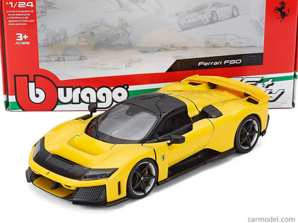 Ferrari F80 2024 1:24 Bburago žltá