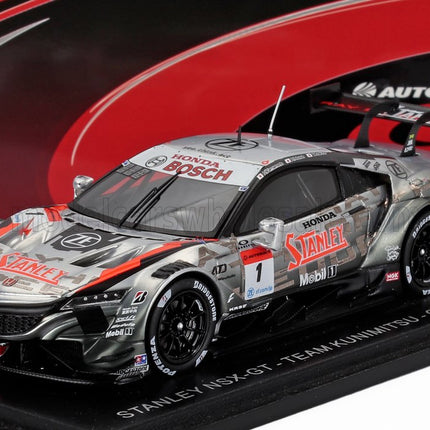 HONDA | NSX-GT TEAM STANLEY KUNIMITSU N 1 GT500 CLASS SUPER GT 2021 NAOKI YAMAMOTO - ADASUKE MAKINO | SILVER BLACK