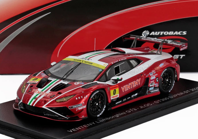 LAMBORGHINI | HURACAN GT3 EVO 2 5.2L V10 TEAM JLOC N 0 GT300 CLASS SUPER GT 2025 TAKASHI KOGURE - YUYA MOTOJIMA | RED MET WHITE