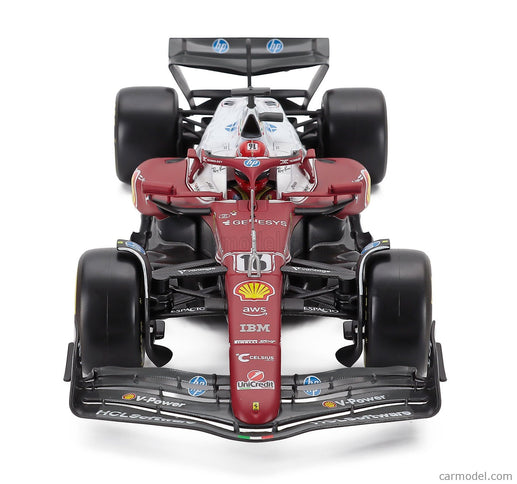 Ferrari F1 SF-25 Team Scuderia Ferrari HP N°16 Monza Italy GP 2025 Charles Leclerc - Niki Lauda 50th Anniversary Majster Sveta 1:18 Bburago červená biela