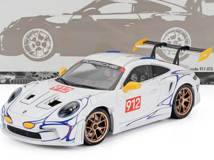 PORSCHE | 911 992 GT3 RS N 912 COUPE 2023 | WHITE YELLOW