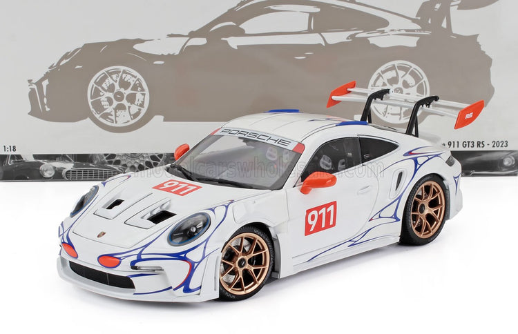 PORSCHE | 911 992 GT3 RS N 911 COUPE 2023 | WHITE ORANGE