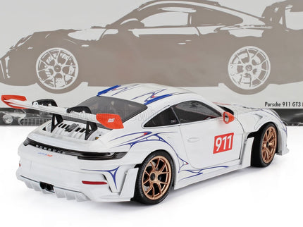 PORSCHE | 911 992 GT3 RS N 911 COUPE 2023 | WHITE ORANGE