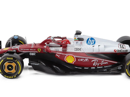 Ferrari F1 SF-25 Team Scuderia Ferrari HP N°16 Monza Italy GP 2025 Charles Leclerc - Niki Lauda 50th Anniversary Majster Sveta 1:18 Bburago červená biela