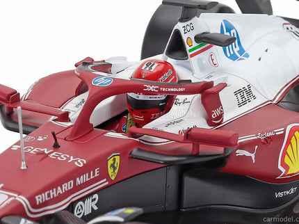 Ferrari F1 SF-25 Team Scuderia Ferrari HP N°16 Monza Italy GP 2025 Charles Leclerc - Niki Lauda 50th Anniversary Majster Sveta 1:18 Bburago červená biela