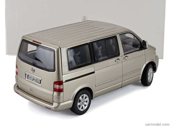 Volkswagen T5 Multivan Minibus 2003 1:18 Norev béžová metalická
