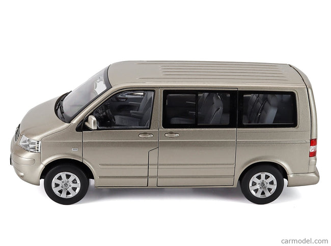 Volkswagen T5 Multivan Minibus 2003 1:18 Norev béžová metalická