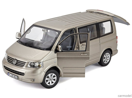 Volkswagen T5 Multivan Minibus 2003 1:18 Norev béžová metalická