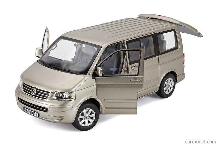 Volkswagen T5 Multivan Minibus 2003 1:18 Norev béžová metalická